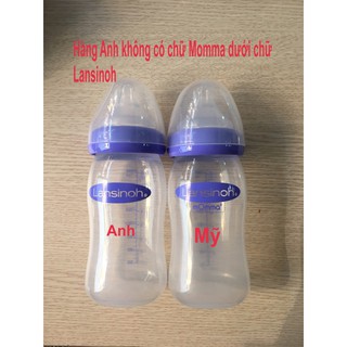 Bình sữa Lansinoh Momma 160ml/ 240ml