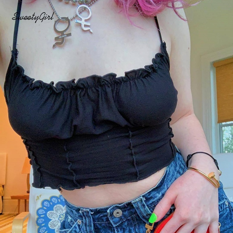 Áo Croptop Nữ Không Tay Thời Trang Quyến Rũ