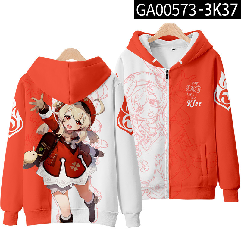 Genshin Impact!! Áo Khoác Tay Dài Có Nón Thời Trang Trẻ Trung | BigBuy360 - bigbuy360.vn