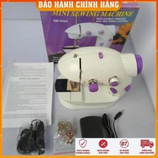 Máy Khâu Mini Gia Đình 2 Tốc Độ Có Đèn Led Cắt Chỉ