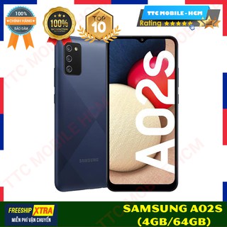 [Nguyên Seal] Điện thoại Samsung Galaxy A02S (4GB/64GB)-Chính hãng-Đã Kích Hoạt BH Điện Tử