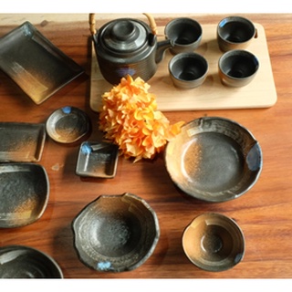 Bộ bát đĩa lẻ gốm sứ cao cấp sushi phong cách nhật bản