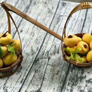 Quang gánh thúng trang trí chợ quê decor
