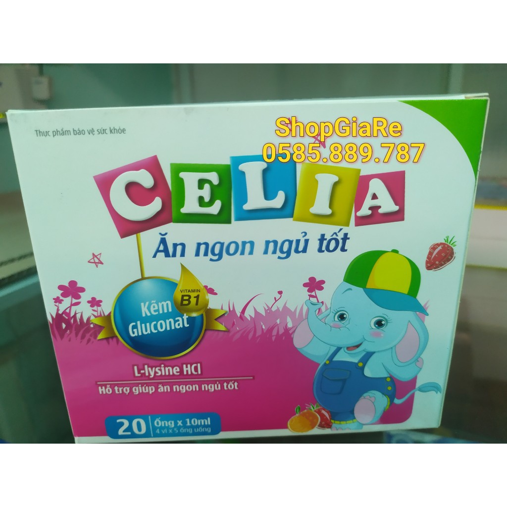 Celia Ăn ngon ngủ tốt bé thông minh, giúp bé ăn nhiều hơn kích thích bé ăn ngon hơn