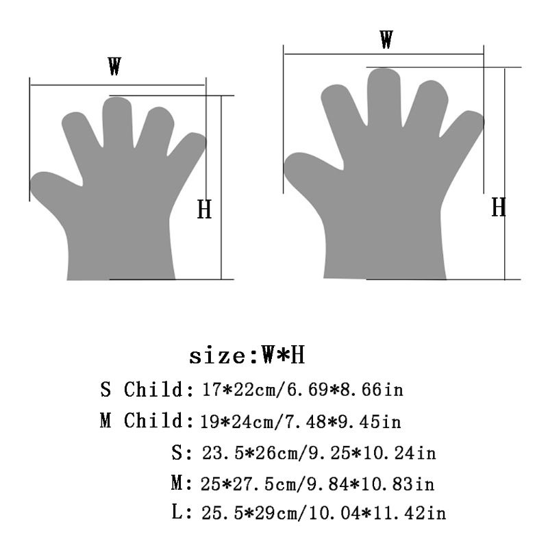 100 Bao Tay Nhựa Dùng Một Lần Tiện Dụng Và Bền