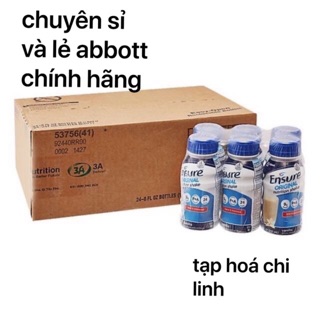 Sữa nước ensure vani lốc 6 chai date mới nhất