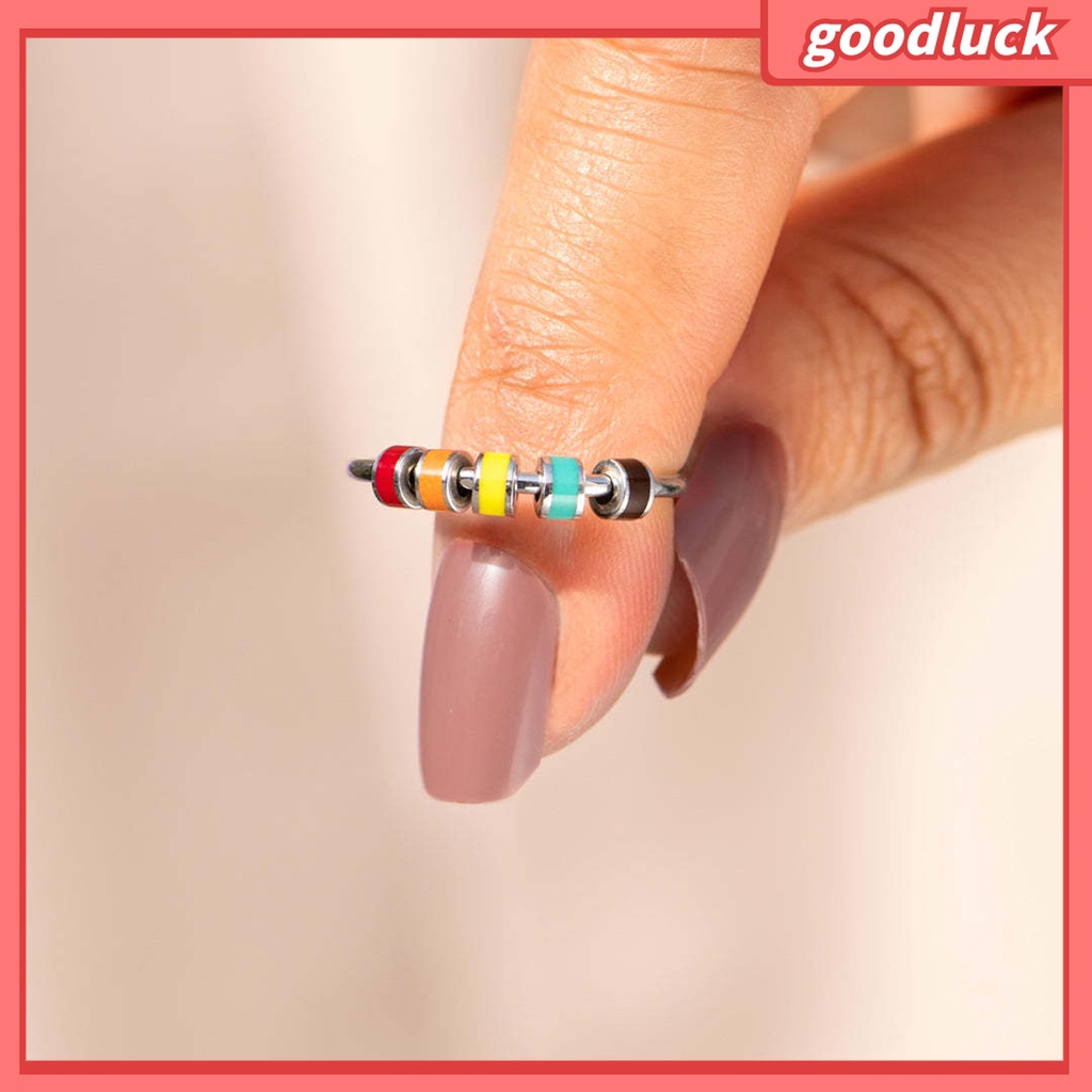 Kdfs- Nhẫn Hở Cảm Ứng Xếp Chồng Được Phụ Kiện Trang Sức Cho Nữ