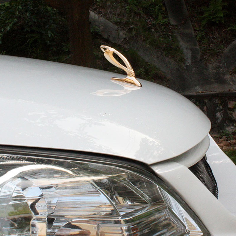 Miếng dán biểu tượng đôi cánh kẻ trừng phạt JP VIP kim loại dán móc phía trước xe ô tô cho BMW Volvo Subaru MG MINI