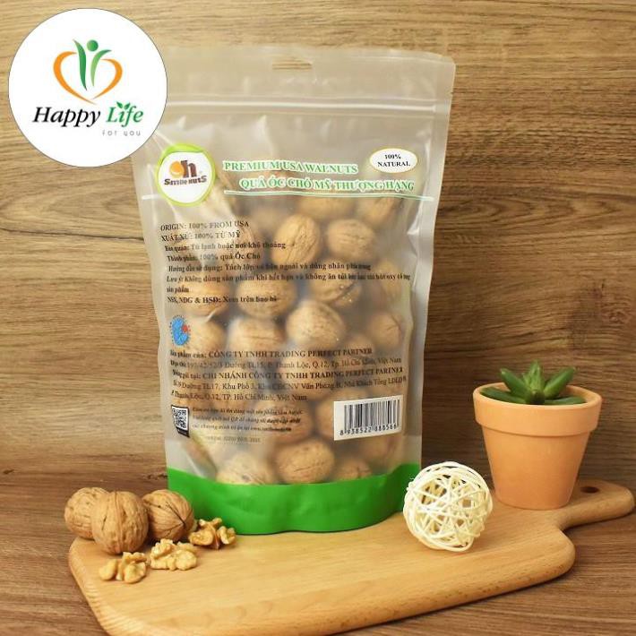 Qủa óc chó nguyên vỏ mỹ túi 500g - Happy Life for You