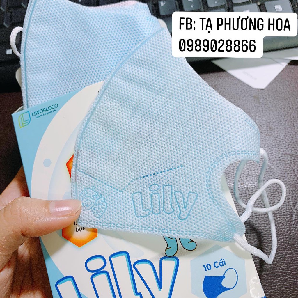 Khẩu Trang Y Tế LILY Cho Bé 10 Cái / Hộp