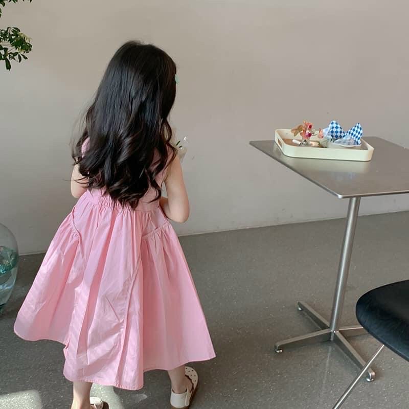 Váy Hồng nhất M 12-35kg