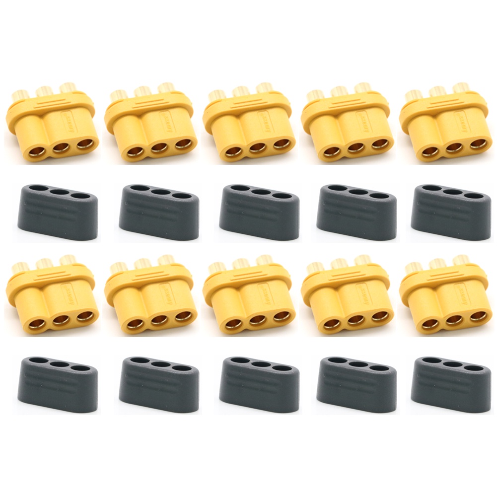Set 5 Cặp Đầu Nối Chữ T Giắc Cắm 3.5mm MR60 Chuyên Dụng Cho Mô Hình Điều Khiển Từ Xa