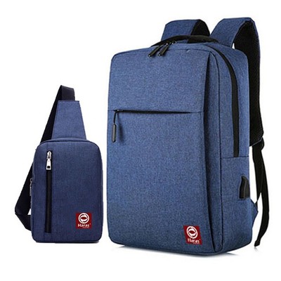Combo Balo Laptop Cao Cấp HARAS HR237 Và Túi Messenger Thời Trang HR147
