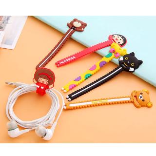 Dụng Cụ Quấn Bảo Vệ Dây Cáp Sạc / Tai Nghe Hình Gấu Dễ Thương