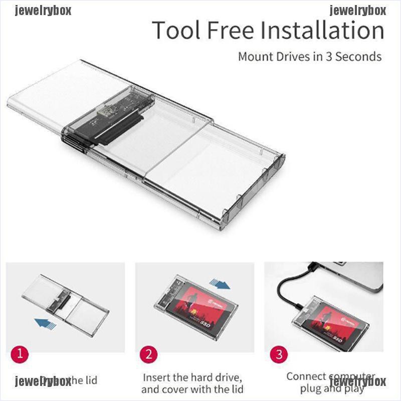 Hộp Đựng Ổ Cứng Ngoài Hdd Usb 3.1 Type C Sang 2.5 Sata | BigBuy360 - bigbuy360.vn