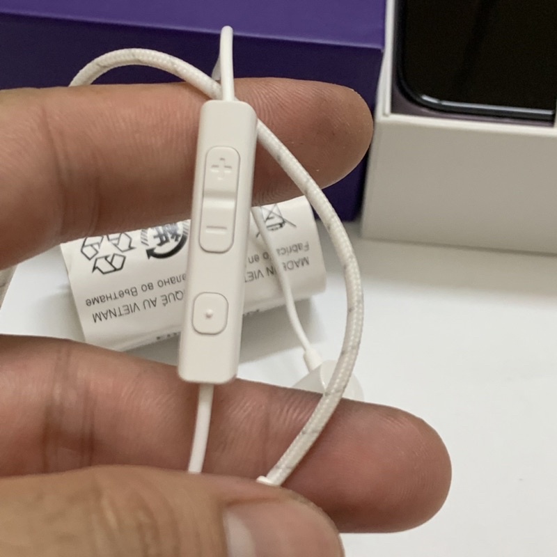 Tai nghe Vsmart Joy3_Live4_Joy4_Active3_Live_Joy2+ dây bọc dù chính hãng, Jack cắm 3.5mm