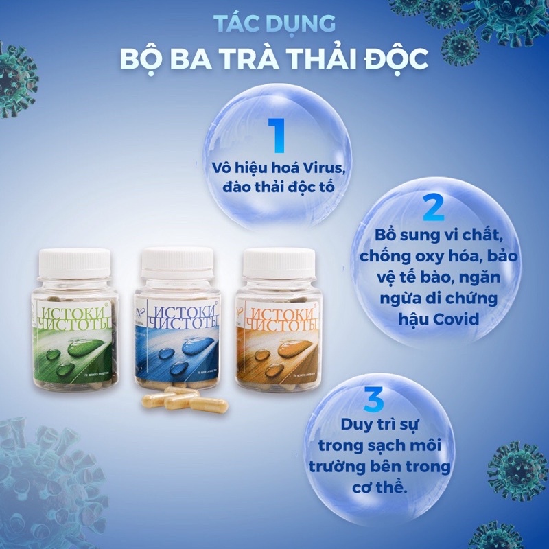 Bộ 3 thải độc siberian Renaissance triple set