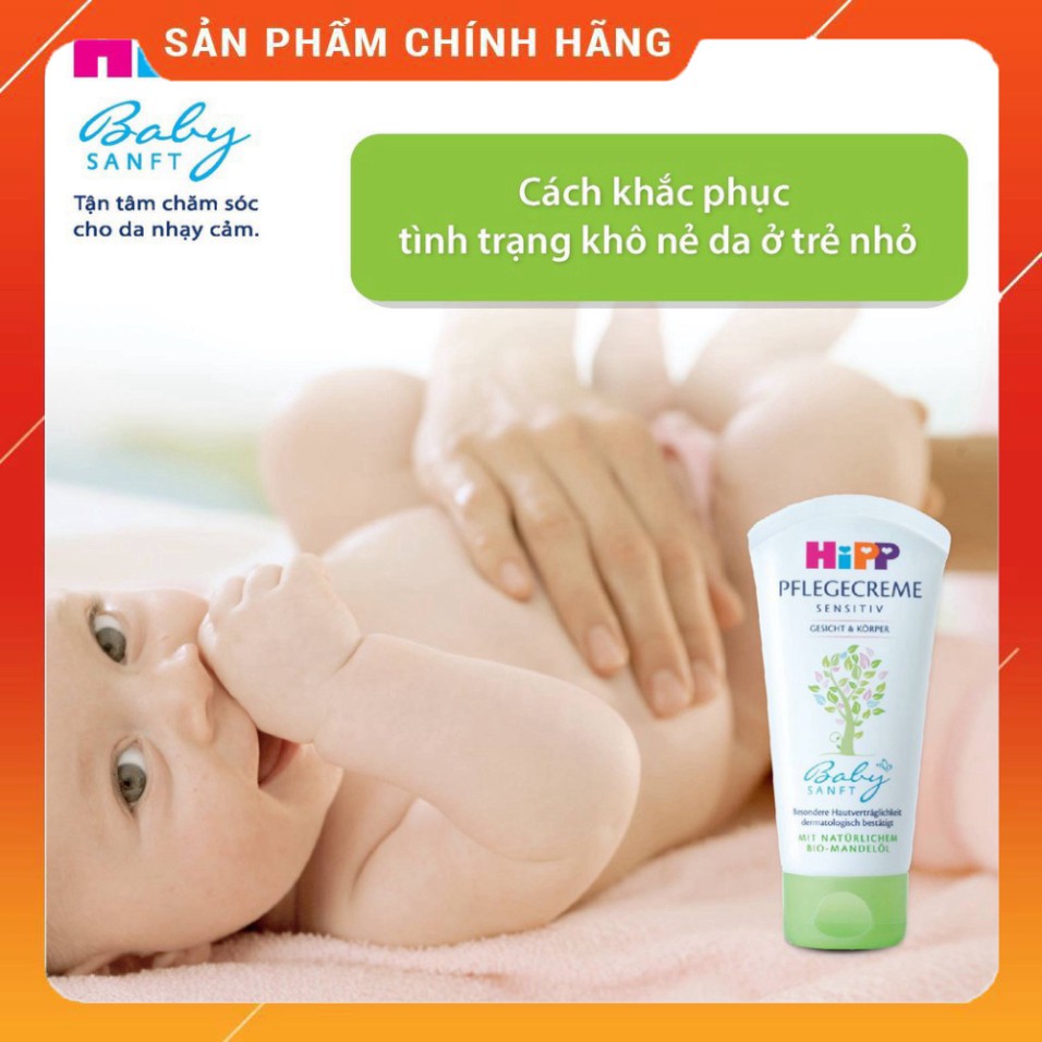 [SALE] Kem Dưỡng Da Hipp Hạnh Nhân Từ Sơ Sinh - 75ml