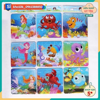 Sỉ 10 vỉ tranh ghép hình 80k - Phát Triển Tư Duy Cho Bé