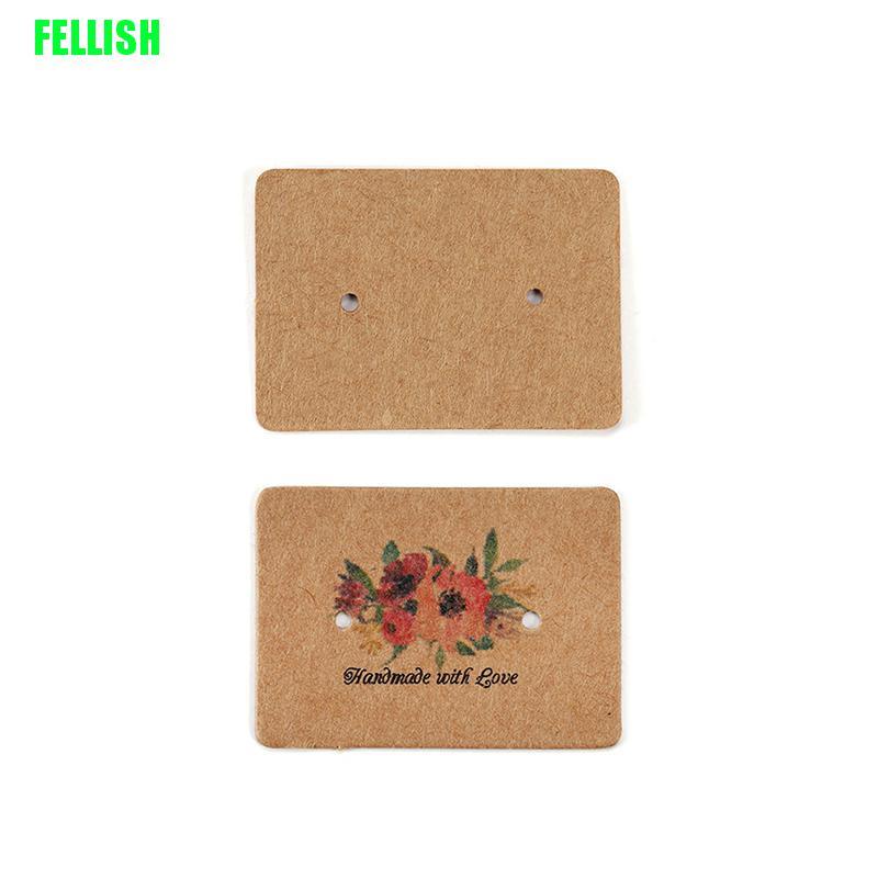 Set 100 Thẻ Treo Trưng Bày Bông Tai Tiện Dụng