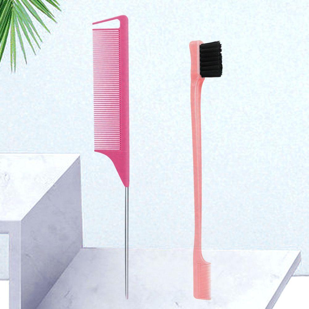 OCEANMAP Bộ 2 Lược Chải Tóc Tạo Kiểu Bằng Thép Không Gỉ Tiện Dụng