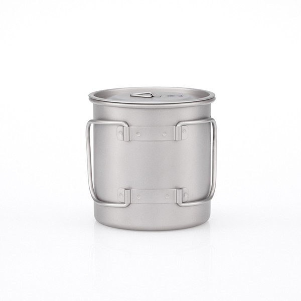 Ca Titanium 500ml 1 Lớp Đun Nấu kèm nắp Keith Ti3205
