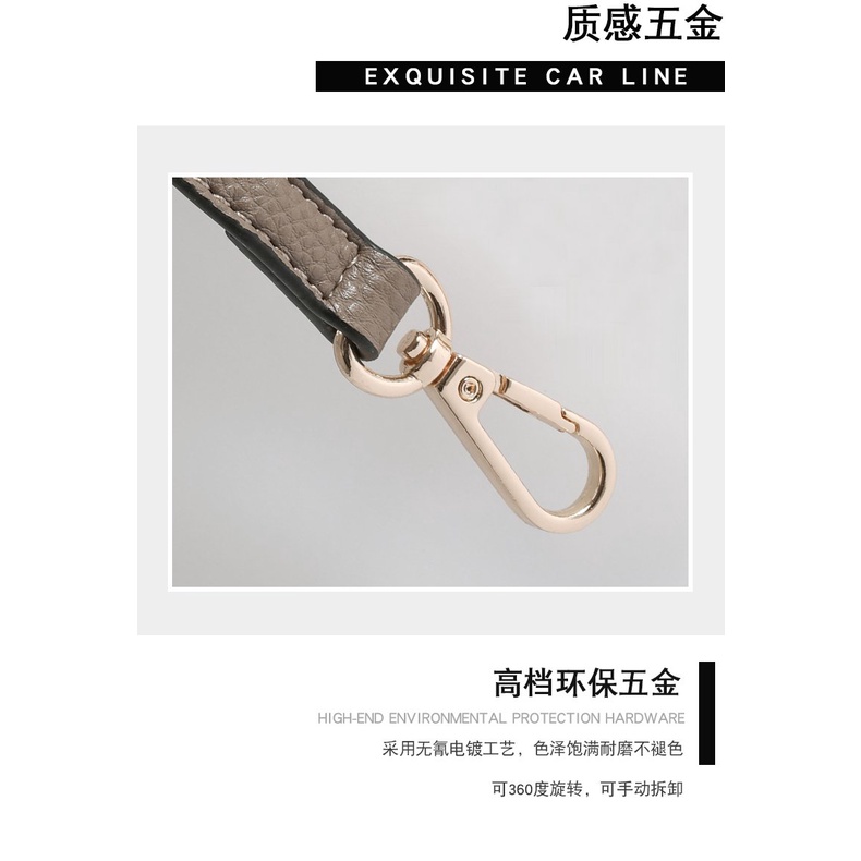 Dây Đeo Túi Xách Bằng Da Mỏng Họa Tiết Vỏ Quả Vải Có Thể Điều Chỉnh Thời Trang Mùa Xuân 2022