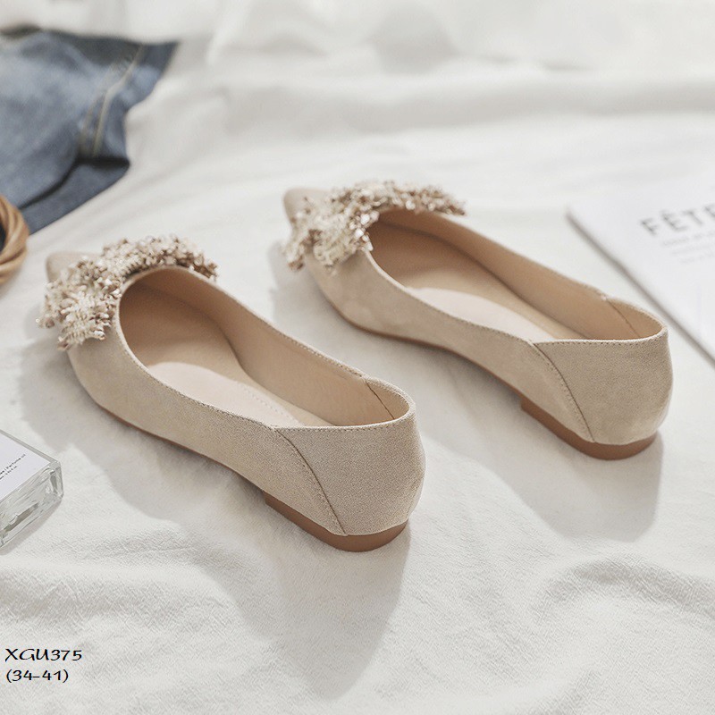 XGU375 Giày búp bê nữ xinh xắn dễ thương | BigBuy360 - bigbuy360.vn