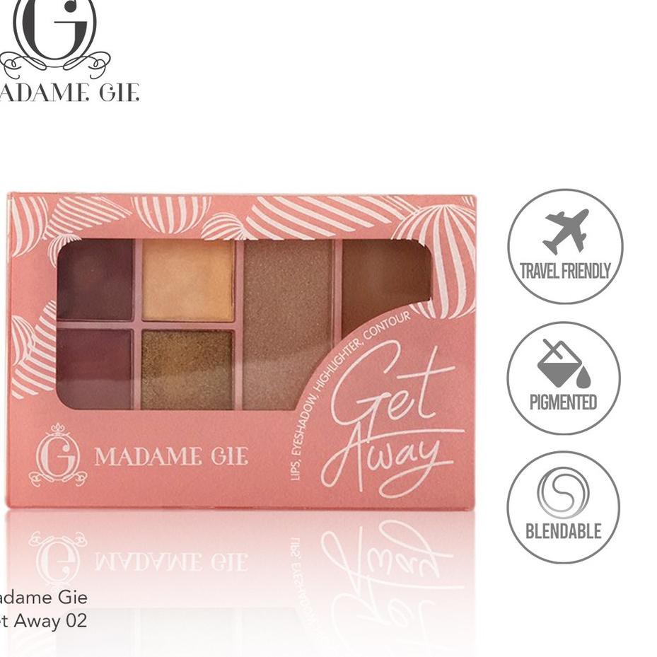 (hàng Mới Về) Bảng Phấn Trang Điểm Mặt Madame Gie Getaway | BigBuy360 - bigbuy360.vn
