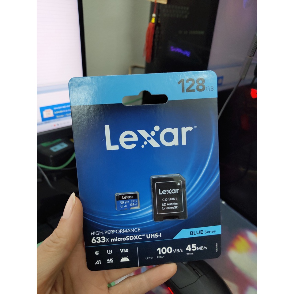 Thẻ Nhớ MicroSD chính hãng Lexar Class 10 Blue Series 32GB | 64GB | 128GB tốc độ đọc lên tới 100MB/s - Hàng Chính hãng