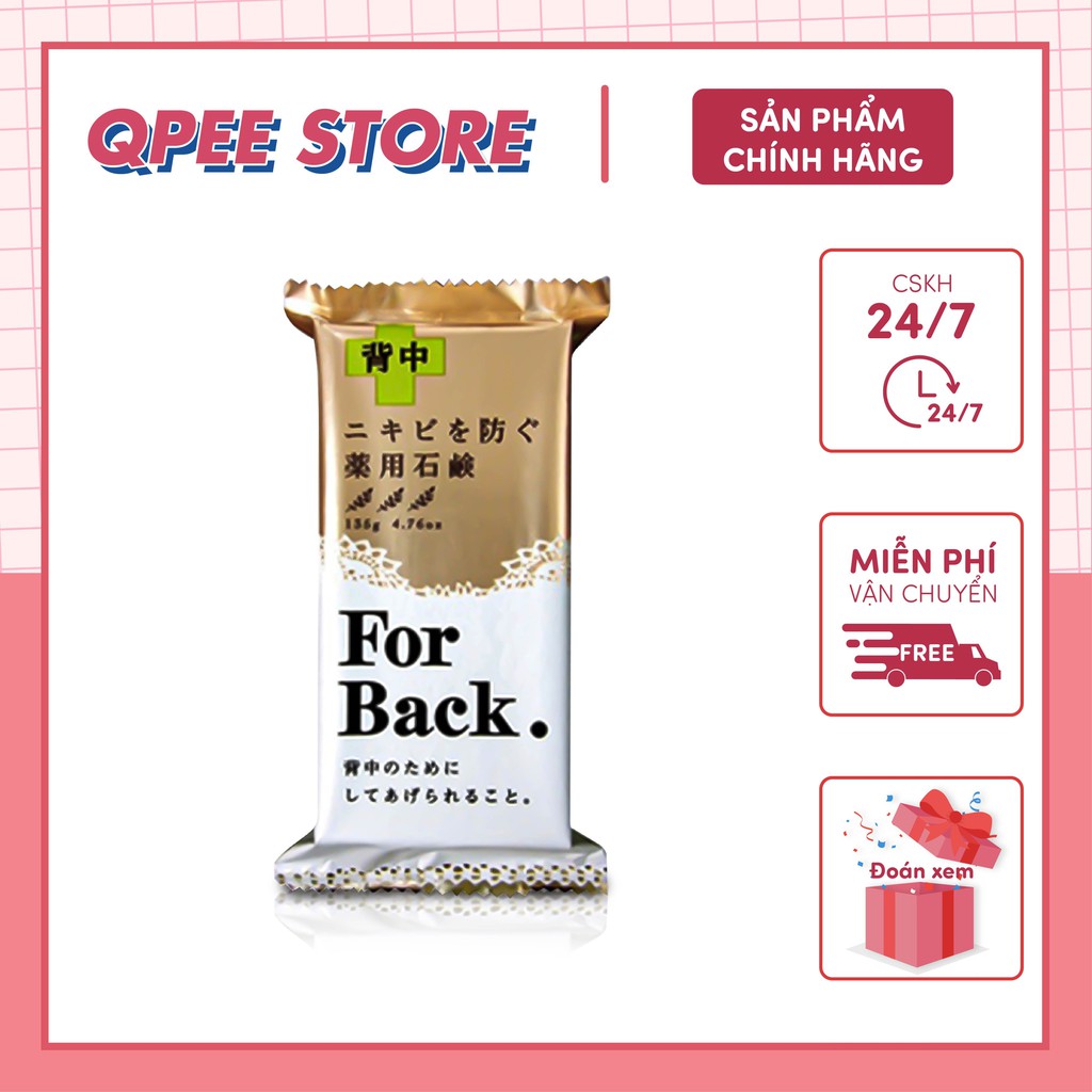 ✅[CHÍNH HÃNG] Xà phòng ngừa mụn lưng For Back Nhật Bản 135ml - QPEE STORE