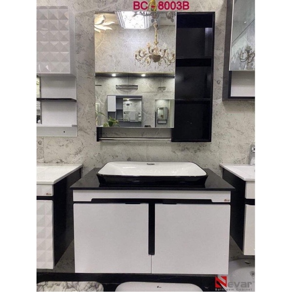 Tủ chậu lavabo Mã 8003 giá tại xưởng sản xuất cỡ 80*48*48