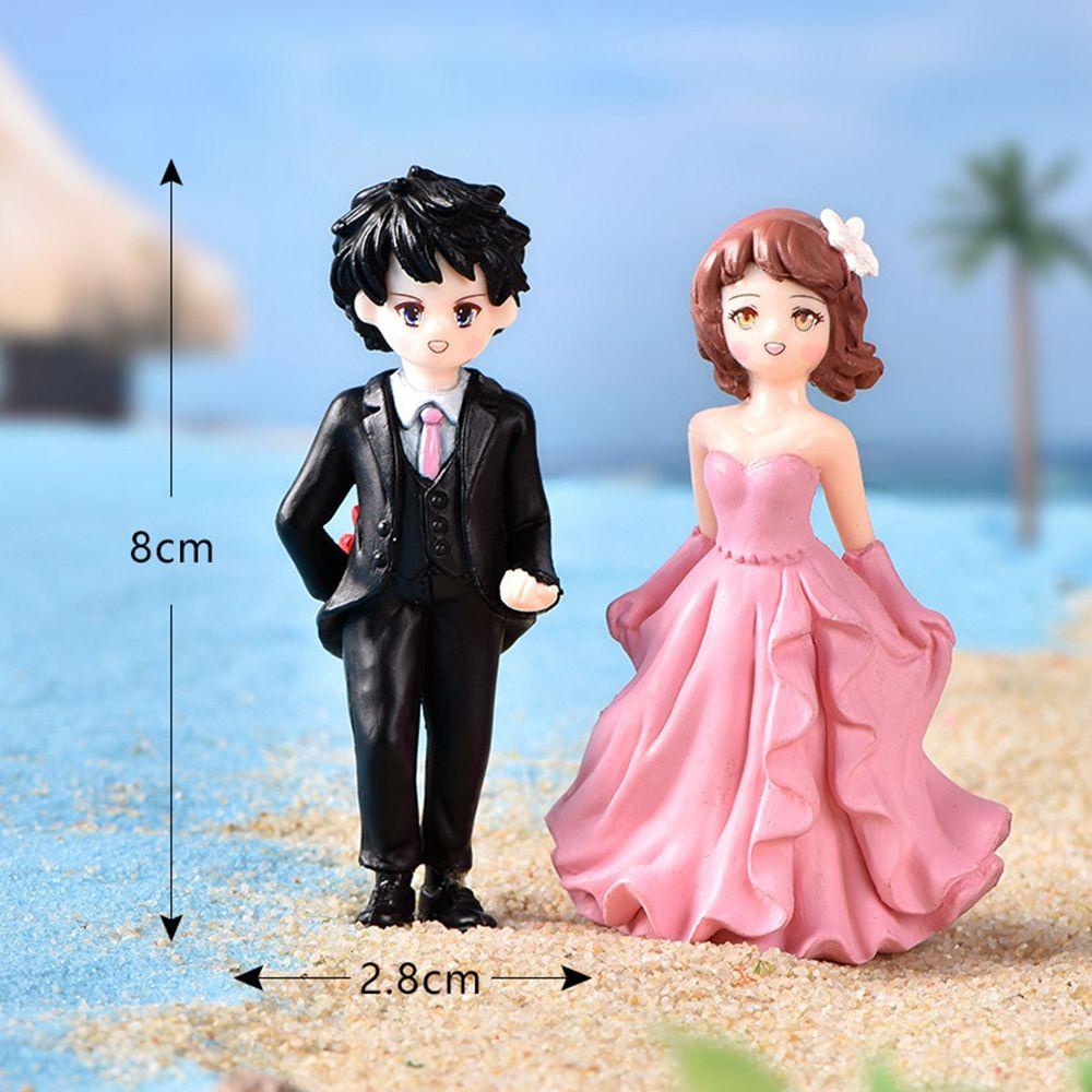PATRICIA Set 2 Mô Hình Cặp Đôi Trang Trí Tiểu Cảnh