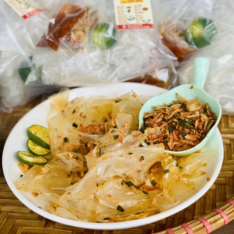 Bánh Tráng Muối Nhuyễn, Sa Tế, Muối Tôm Hành Phi, Tắc - Dẻo Thơm, Đóng Mới Mỗi Ngày