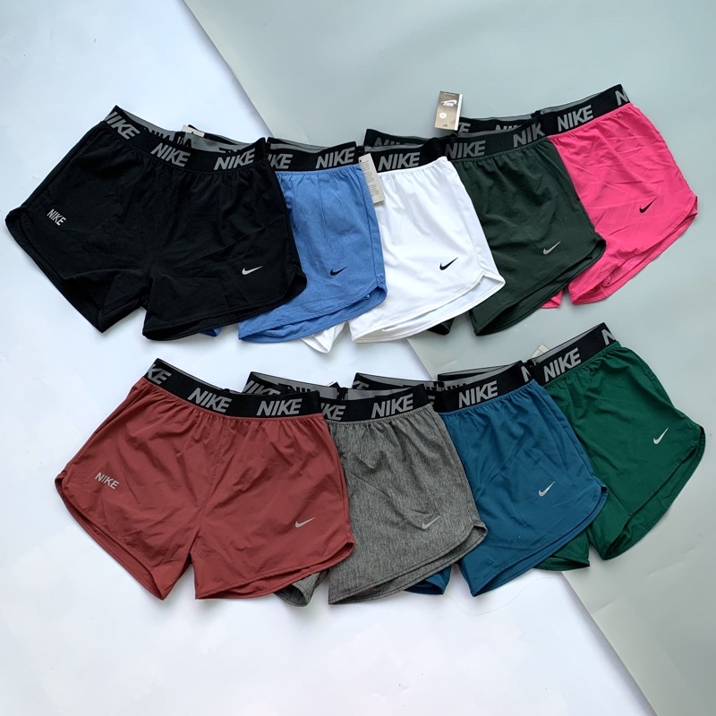 Quần Shorts Thể Thao 2 Lớp Tập Gym, Chạy bộ Lưng NK Đẹp