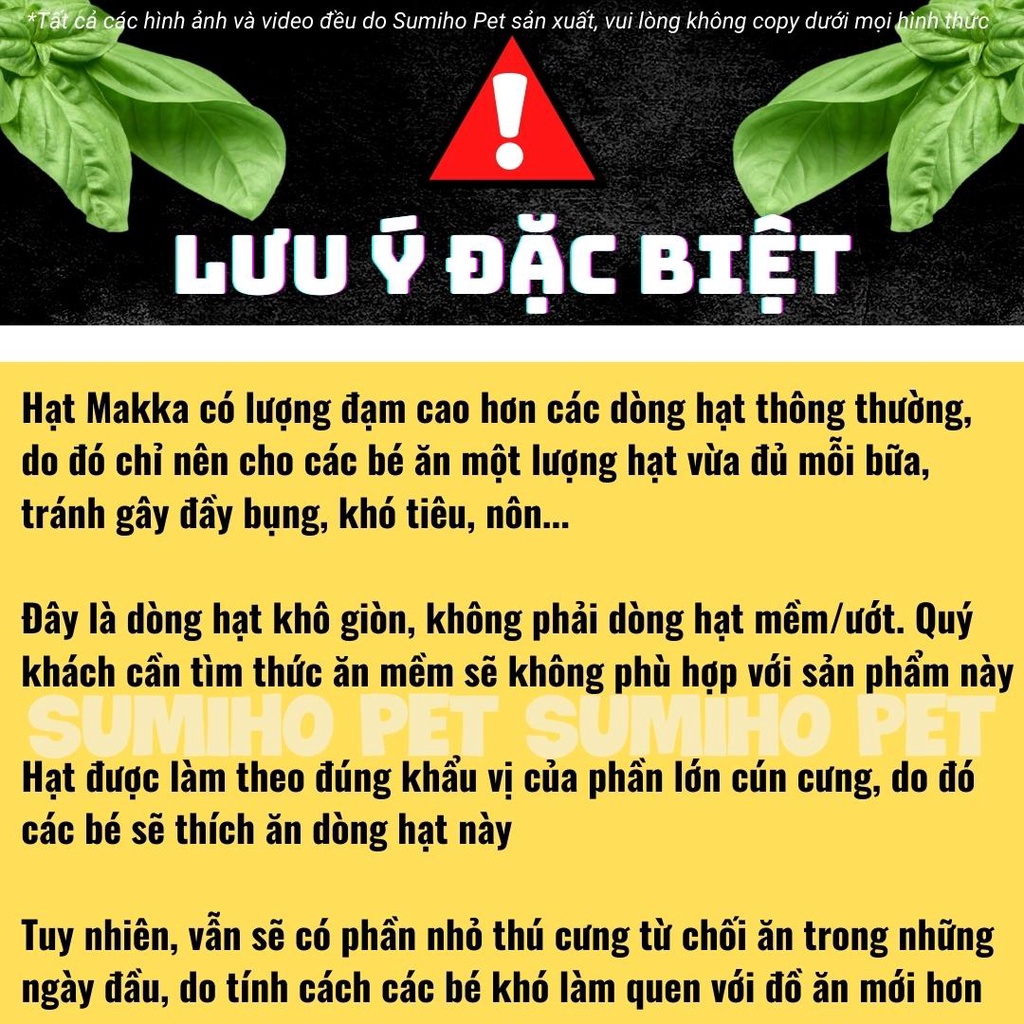 Hạt thức ăn cho chó vị bò nướng Makka (Túi 2.5Kg) viên lớn phù hợp chó trưởng thành