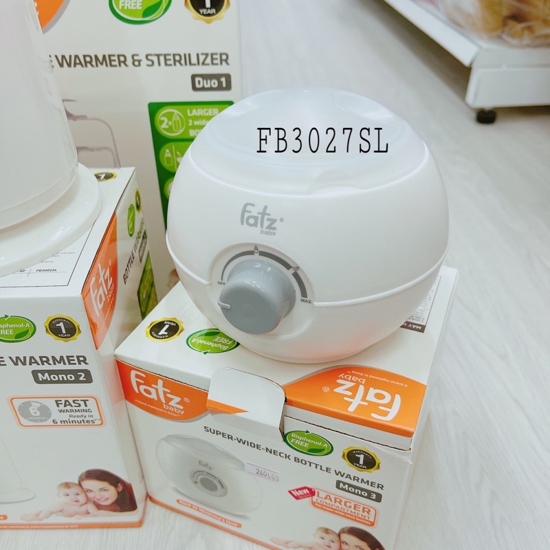 Máy hâm sữa bình cổ rộng Fatzbaby FB3027SL / FB3027 FLASH SALE