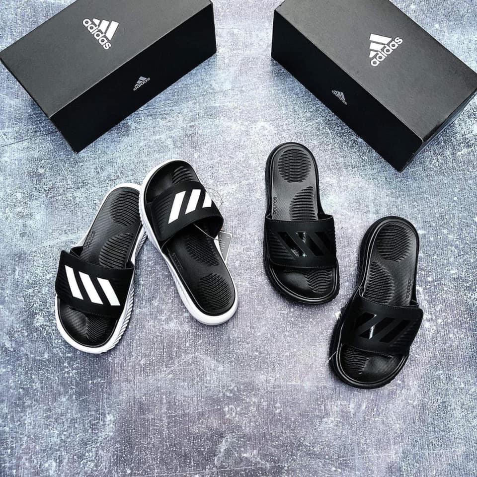 Dép ADIDAS Alphabounce Trắng đen / Đen