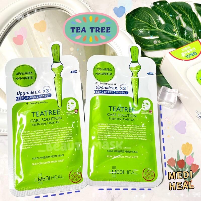 🥑 Mặt nạ tràm trà giảm mụn dưỡng da Mediheal Tea Tree Hàn Quốc