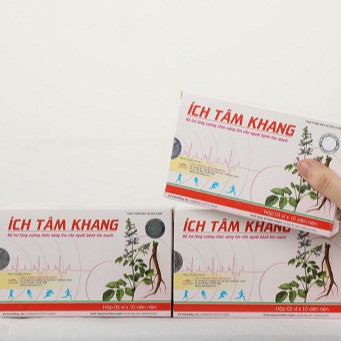 Ích Tâm Khang – Hỗ trợ tăng cường sức khỏe tim mạch, hỗ trợ giảm triệu chứng suy tim, khó thở, phù (Hộp 30 viên)