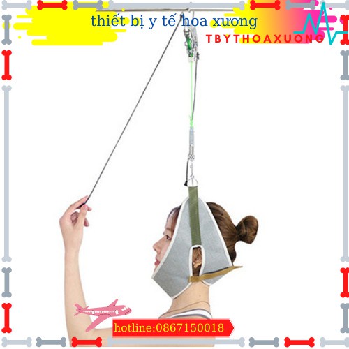 Đai Kéo Giãn Đốt Sống Cổ - Hỗ Trợ Trị Thoái Hóa Cổ Đau Mỏi Cổ