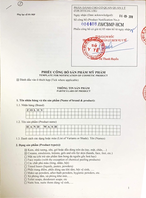 Nước RỬA TAY KHÔ DIỆT KHUẨN EM BÉ ZOLEY