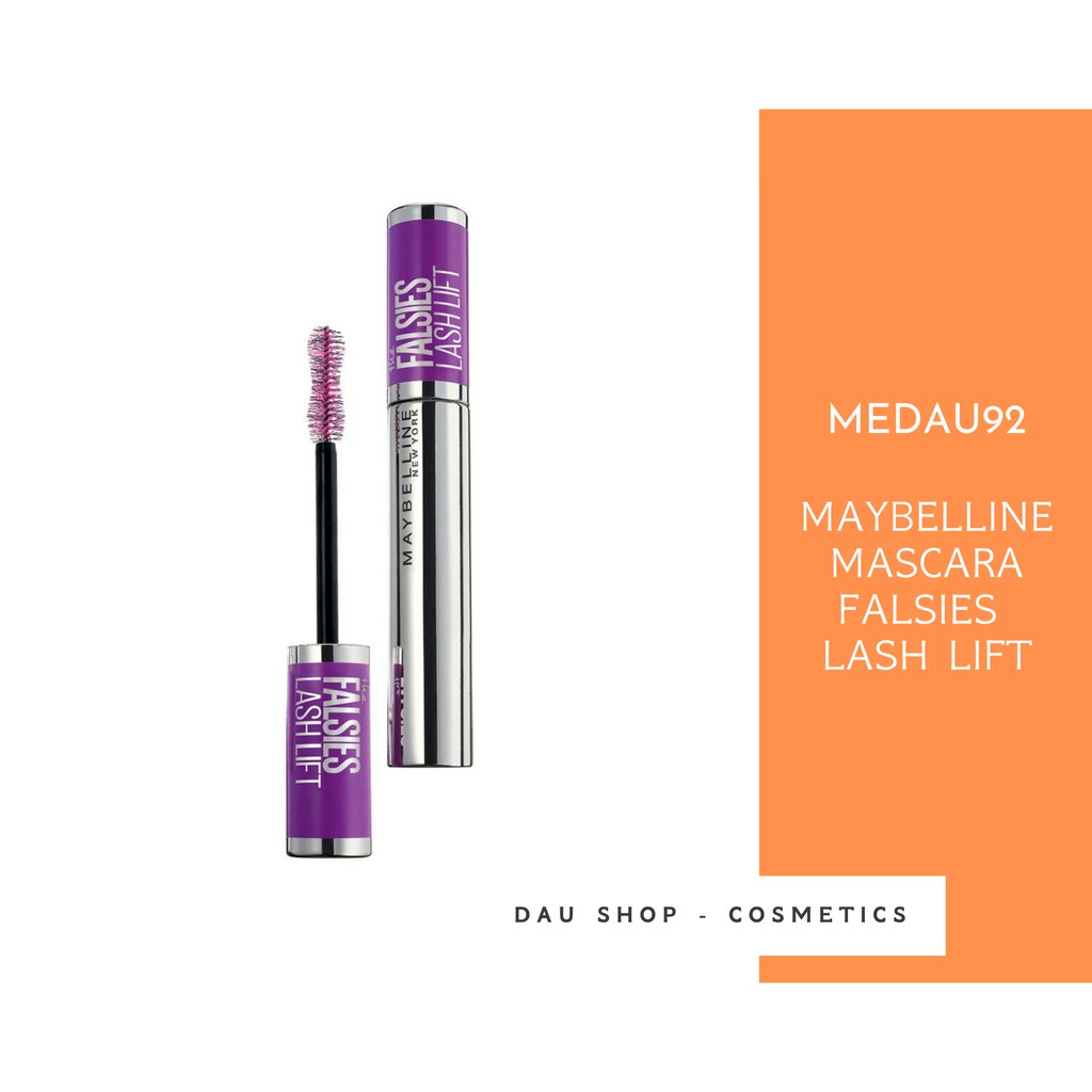 Mascara uốn mi,làm dày và dài mi  Maybelline Mascara The Falsies Lash Lift (New)