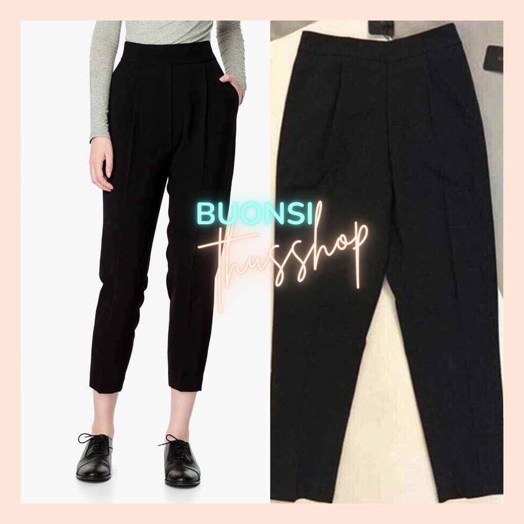 Quần Baggy Tây Cạp Chun sau Quần tây nữ công sở, học sinh đi học, đi làm, đi chơi