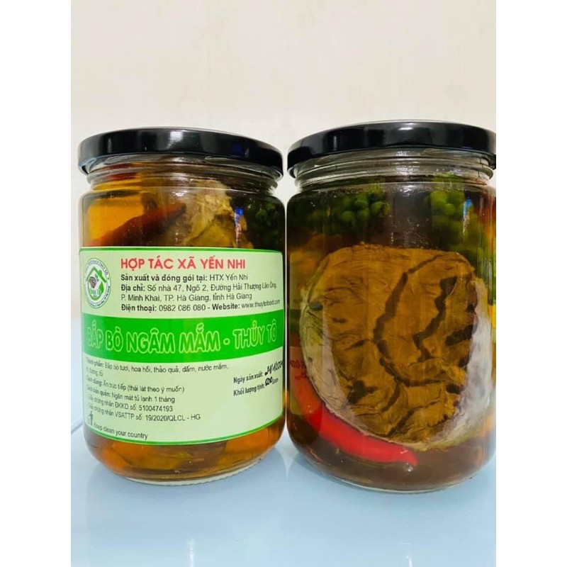 Bắp Bò Ngâm Mắm - HTX Yến Nhi