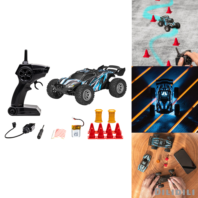 RC Car 2WD Remote Control Car 20km/h High Speed 1:32 Scale RC Car Monster Truck 2.4Ghz Off-road Crawler Electric Hobby Buggy Toy Car