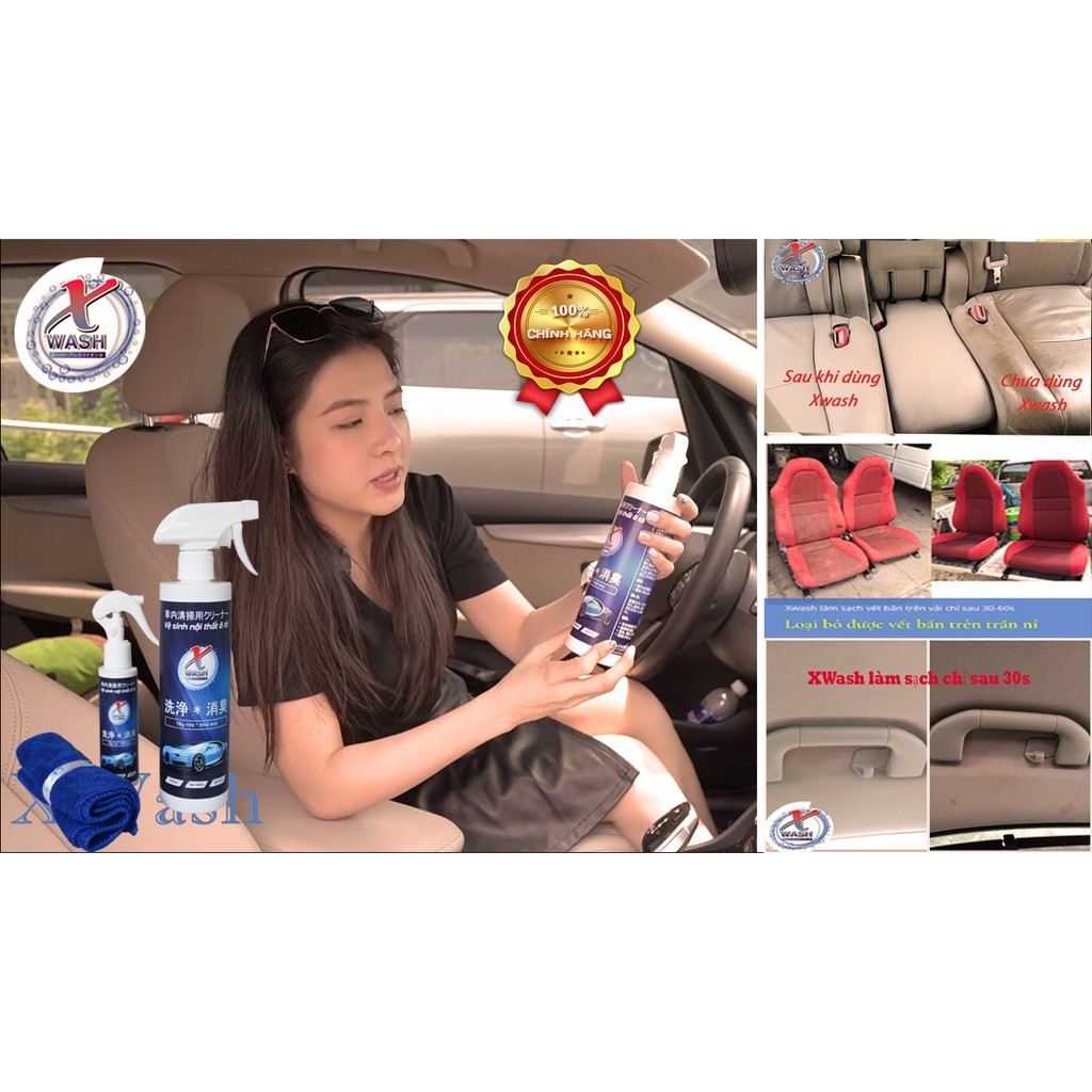 XWASH VỆ SINH NỘI THẤT XE HƠI ︳XWASH FOR CAR - HIZUKI