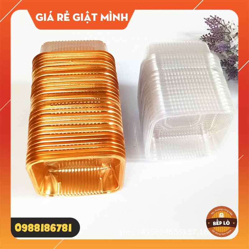 Khay Đựng Bánh Trung Thu Vàng Sang Trọng Giá Rẻ 50g 75g 100g 125g 150gr - set 50 khay