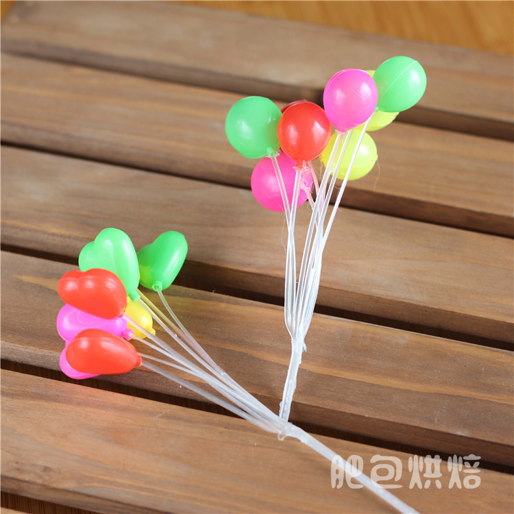 Set 5/8 Bóng Bay Nhiều Màu Sắc Dễ Thương Dùng Trang Trí Bánh Sinh Nhật