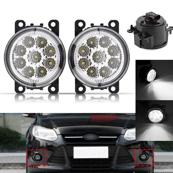 Bộ 2 đèn sương mù cho xe ô tô Ford Explorer Transit Focus Fusion Honda Crosstour CR-V Nissan Suzuki Renault Peu 990E0